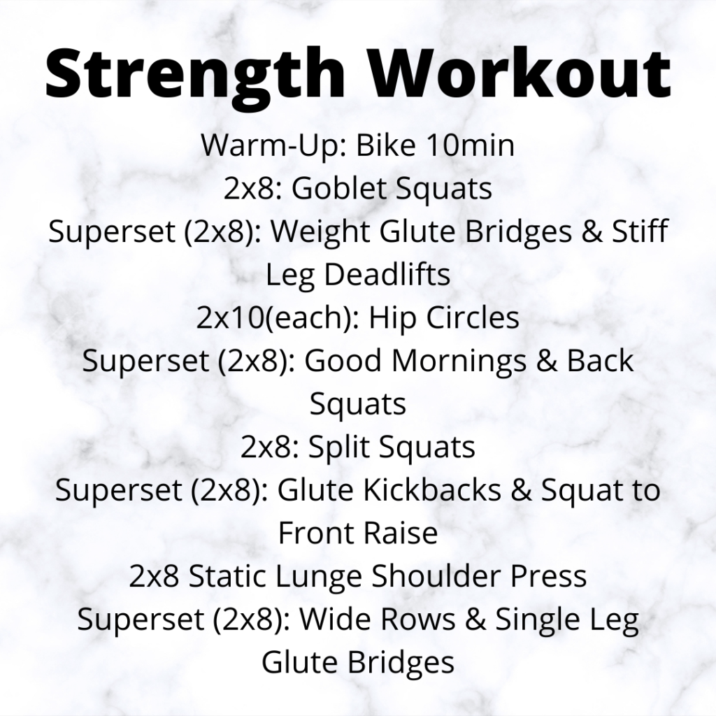 Strength Workout. Adding Strength to Running Training. 