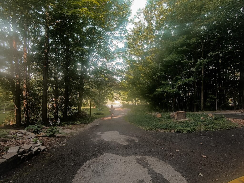 Hill Sprints in the Driveway