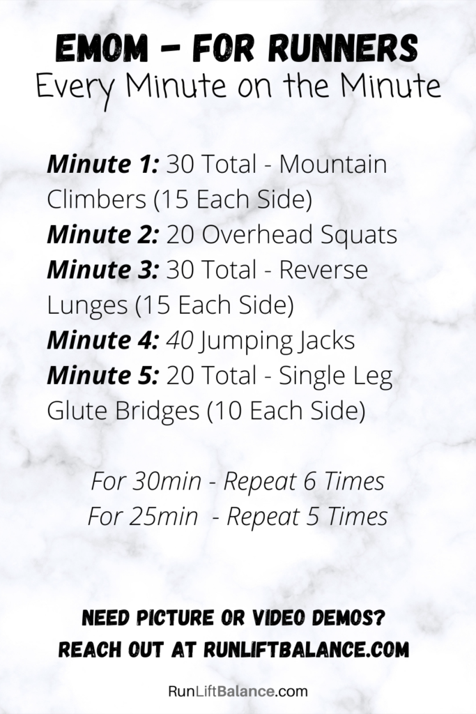 EMOM Workout for Runners