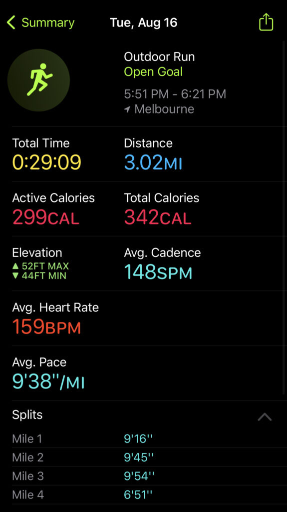 Rookie Mistake. Negative Splits!