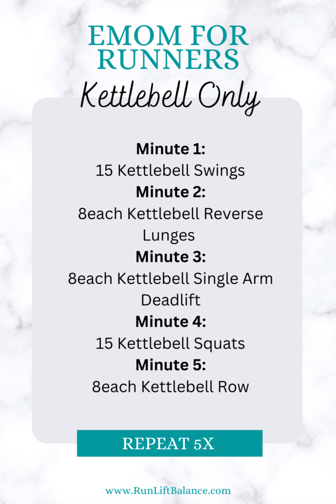 EMOM for Runners - Kettlebell Only Workout