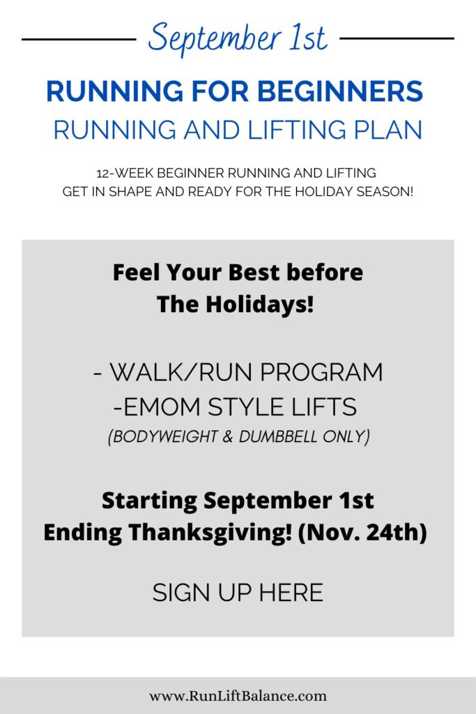 Running for Beginners - Free Training Plan Starting September 1st