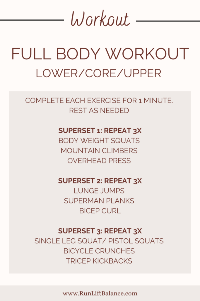 Full Body Workout!