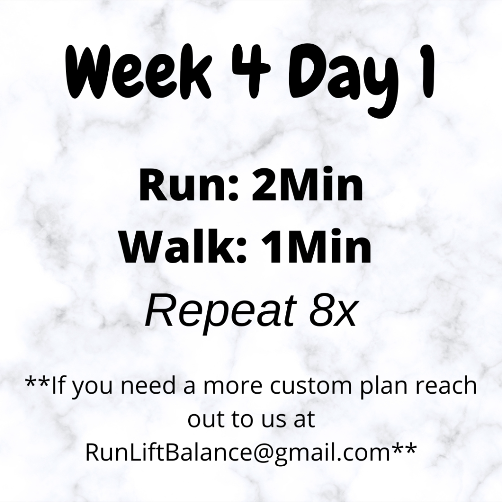 Running for Beginners - Week 4 Day 1 Workout
