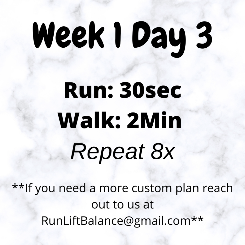 Running for Beginners. Week 1 Day 3 Running.