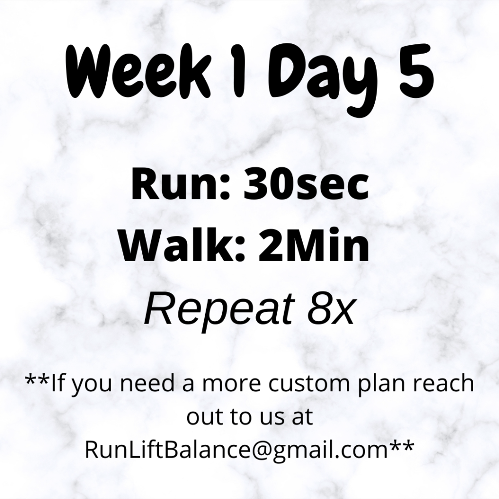 Running for Beginners - Week 1 Day 5