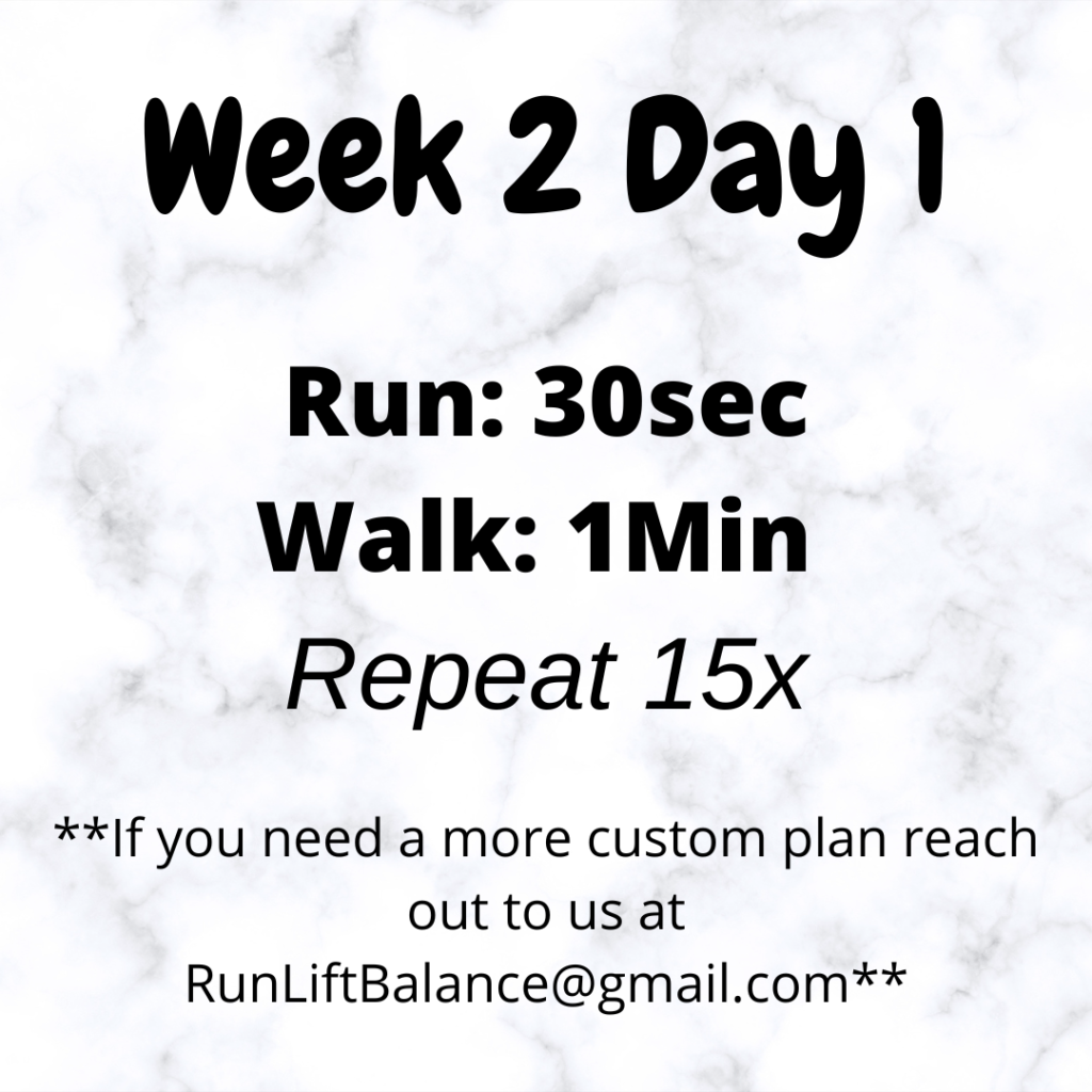 Running for Beginners - Week 2 Day 1 Workout