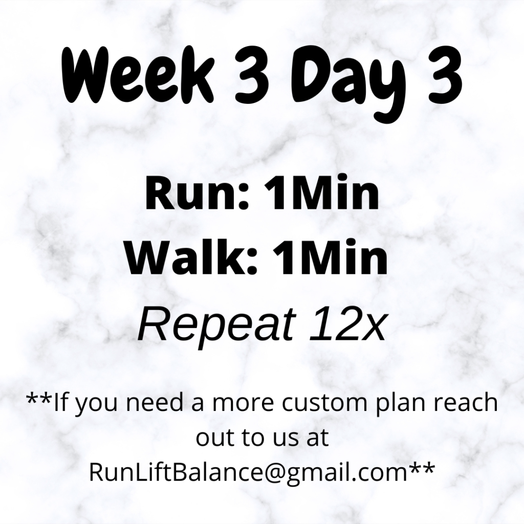 Running for Beginners - Week 3 Day 3 Workout