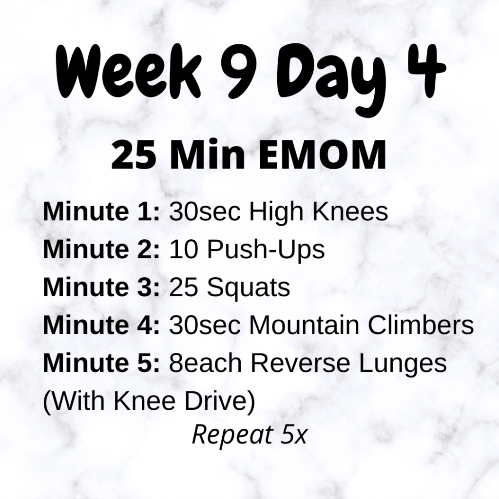 Running for Beginners - Week 9 Day 4