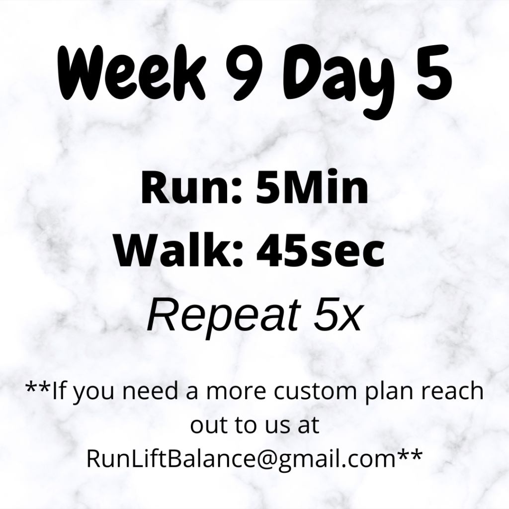 Running for Beginners - Week 9 Day 5