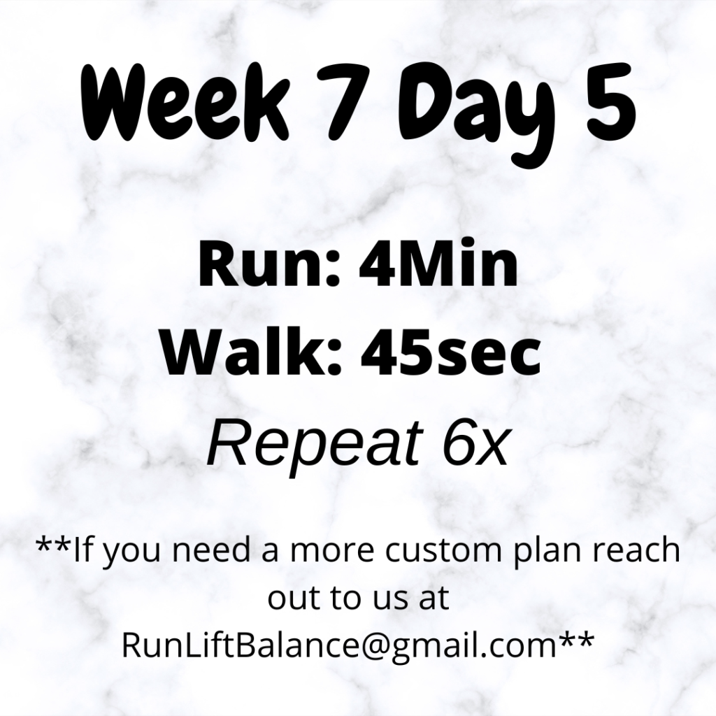 Running for Beginners - Week 7 Day 5