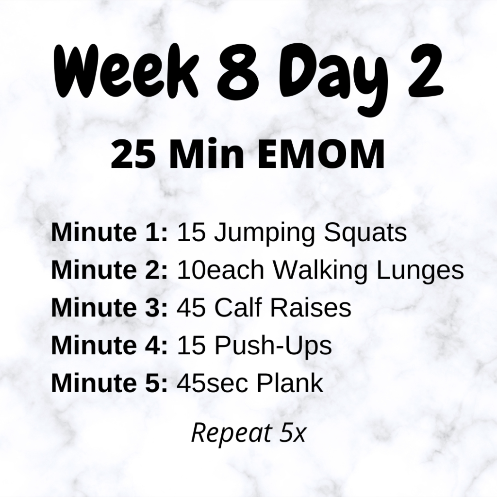 Running for Beginners - Week 8 Day 2