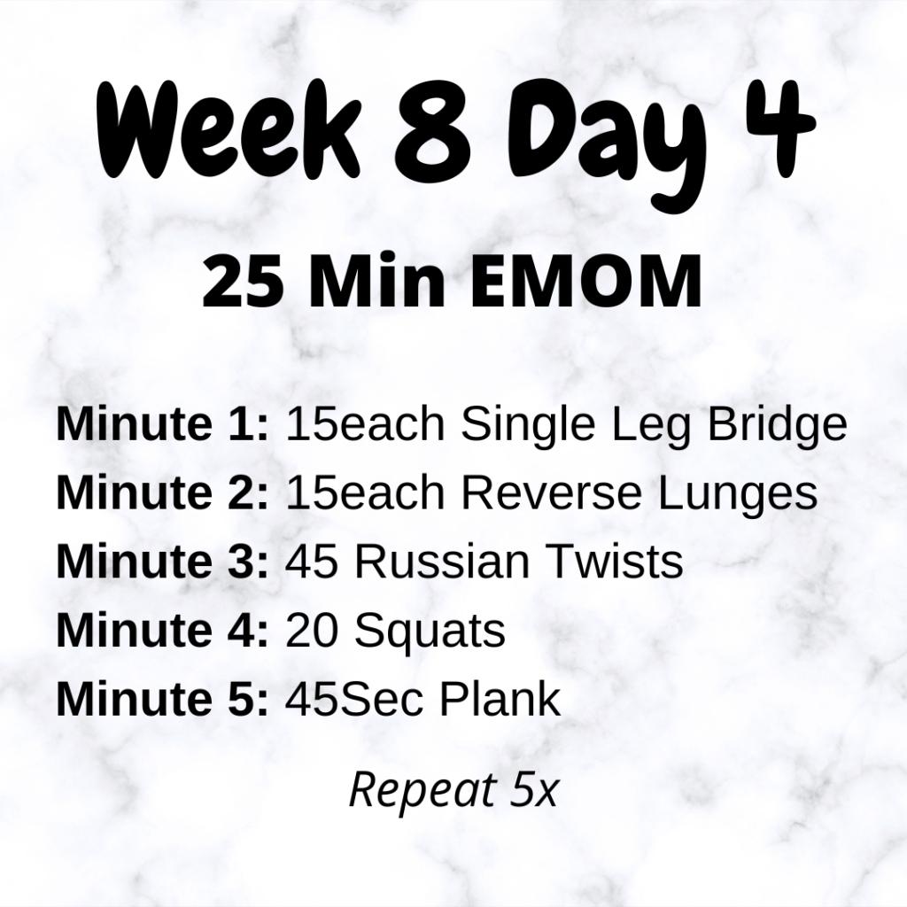 Running for Beginners - Week 8 Day 4