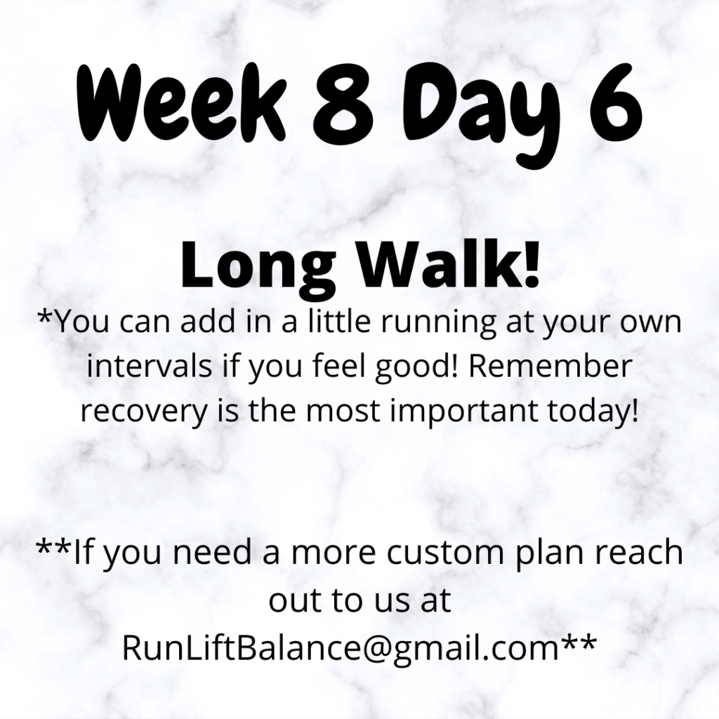 Running for Beginners - Week 8 Day 6