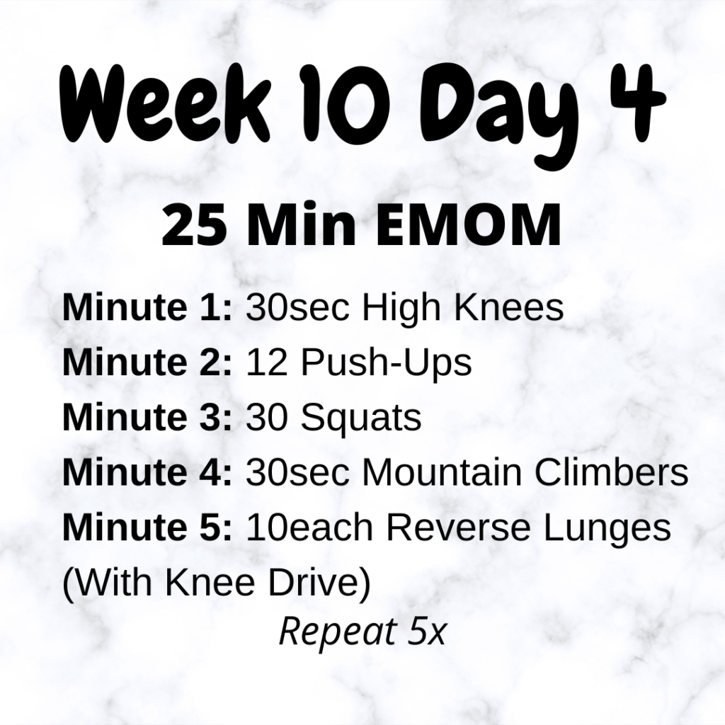 Running for Beginners - Week 10 Day 4