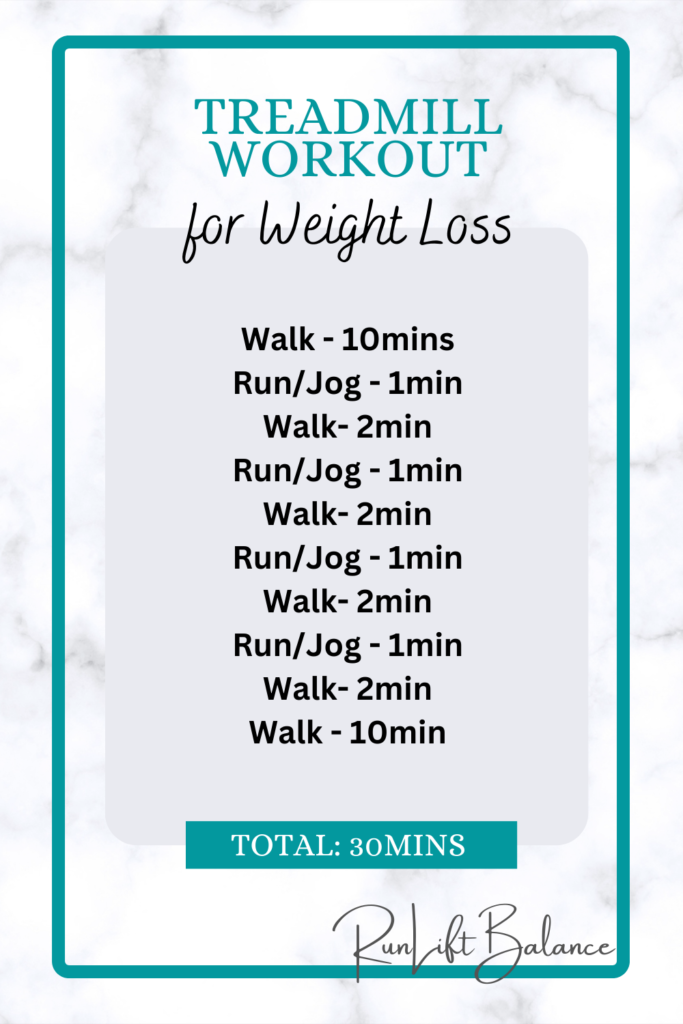 Treadmill Workout for Weight Loss Option 1
