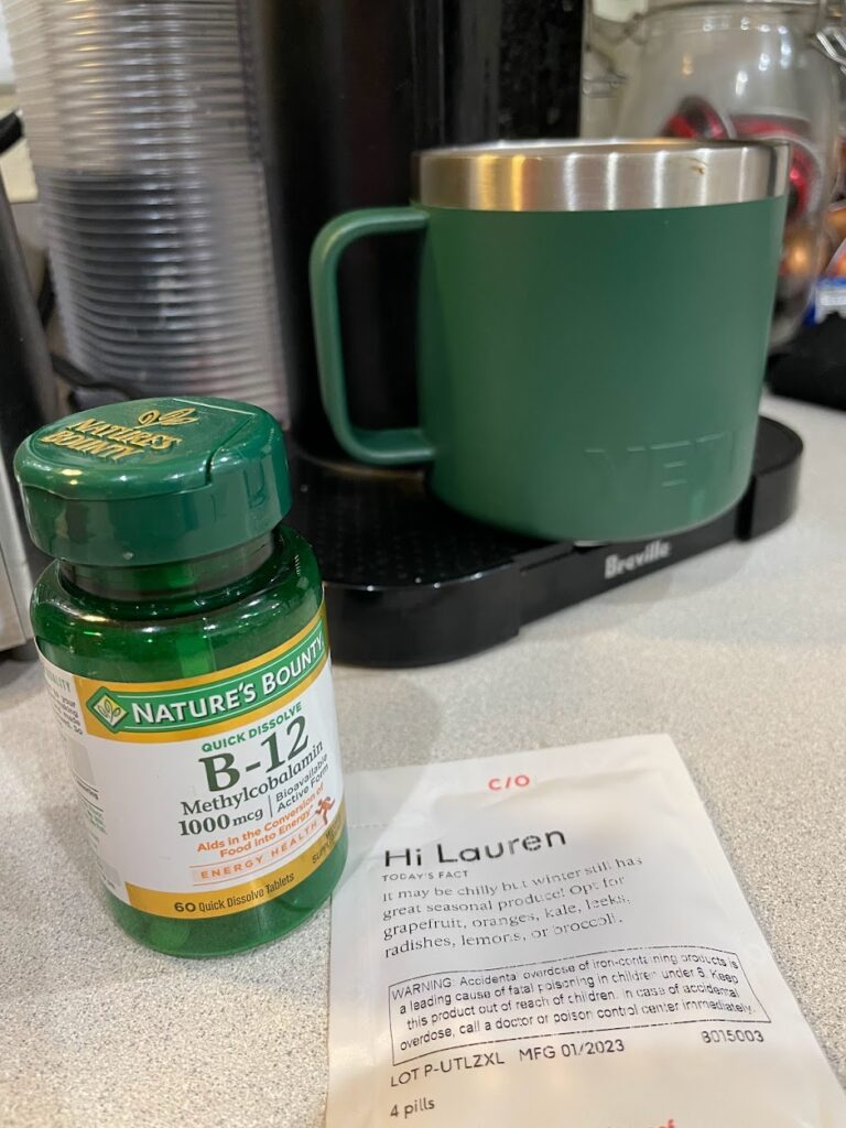 Second Coffee and Vitamins 