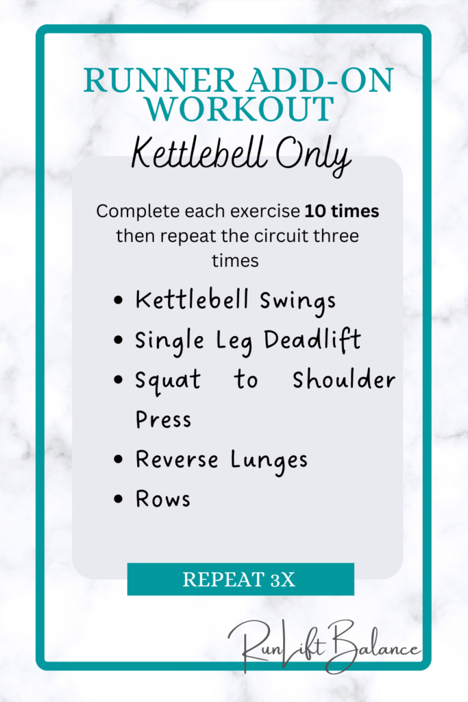 Kettlebell Only After Run Add On! 