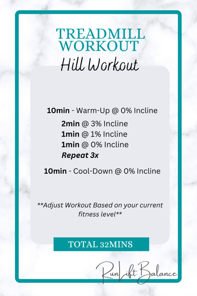 Treadmill Hill Workout