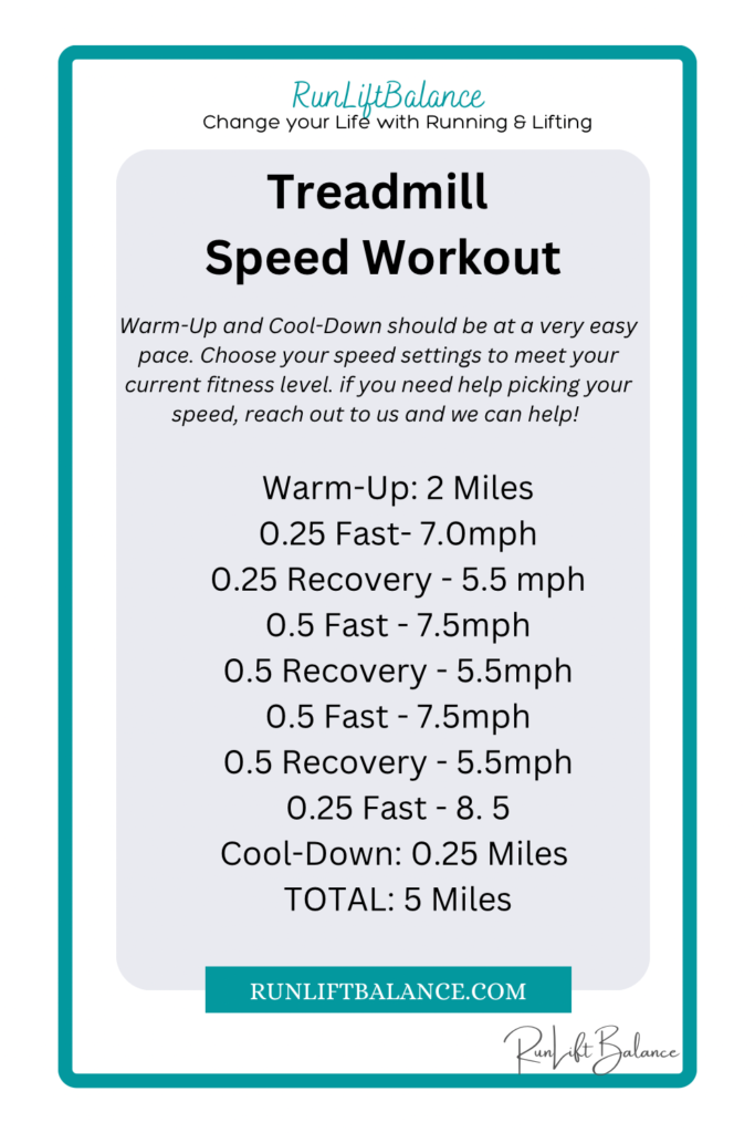 Treadmill Mid-Run Speed Workout