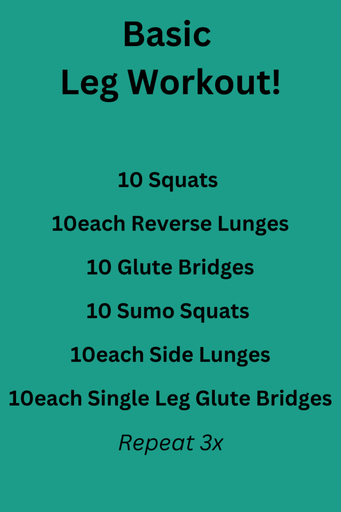 Basic Leg Workout!