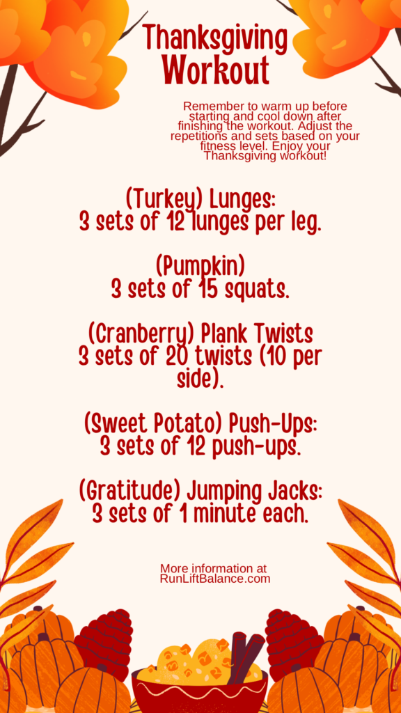 Gratitude Gains: A Thanksgiving Workout for a Healthy Holiday