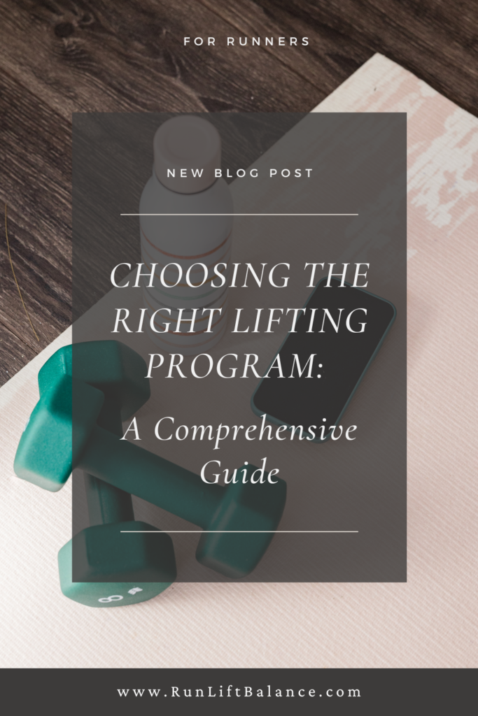 Choosing the Right Lifting Program